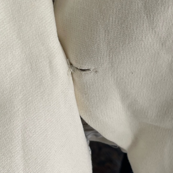 Anthropologie x bishop + young Fontaine Double-Breasted Knit Blazer in Ivory - Picture 9 of 15